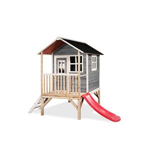 EXIT TOYS Zahradní cedrový domeček Exit Loft 300 šedý