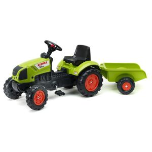 FALK Šlapací traktor Claas Arion s vlečkou