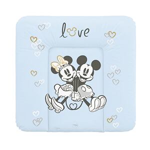 CEBA Podložka přebalovací měkká na komodu (75x72) Disney Minnie & Mickey Blue