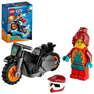 2260311 Ohnivá kaskadérska motorka - poškodený obal