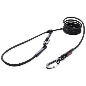 Lanové vodítko TAMER Easylong - TWIST mini čierne 3,5 m
