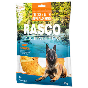 Pochúťka RASCO Premium byvolí kruh obalený kuracím mäsom 110 g