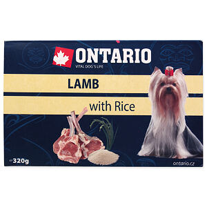 Vanička ONTARIO jahňacia s ryžou 320 g