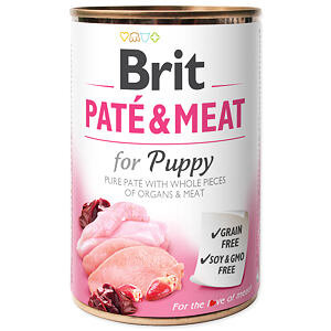 Konzerva BRIT Paté & Meat Puppy 400 g