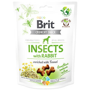 Brit Care Dog Crunchy Cracker. Insects with Rabbit enriched with Fennel 200 g