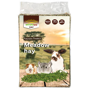 Seno NATURE LAND Meadow Hay z horských luk 0,8 kg