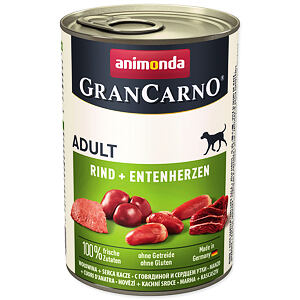 Konzerva ANIMONDA Gran Carno hovädzie + kačacie srdce 400 g