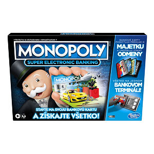Hasbro Monopoly Super elektronické bankovníctvo SK
