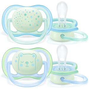 AVENT Šidítko Ultra air noční 0-6 m. chlapec, 2 ks
