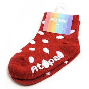 Attipa Ponožky Polka Dot S-AD06-Red 