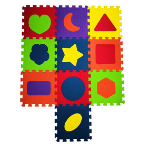 COSING EVA Puzzle podložka - Tvary 32x32x1 cm (10 ks)