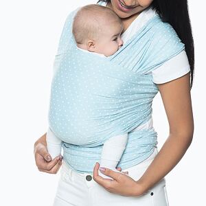 Ergobaby AURA WRAP/Šátek na nošení - BABY BLUE