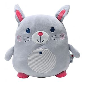 innoGIO plyšový vankúšik malý RABBIT Grey/Pink