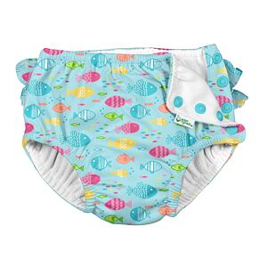 I Play/ Green Sprouts Plienkové plavky, RAINBOW FISH - 36M
