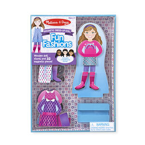 Melissa & Doug - Dřevěné magnetické oblékání Hrdinové