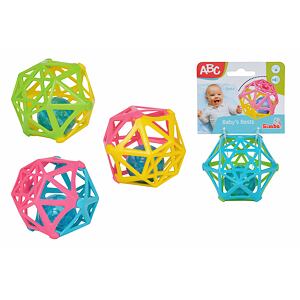 ABC Soft koule s chrastítkem, 4 druhy