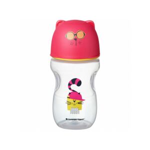 Tommee Tippee Hrnek s pítkem Soft 300ml 12m+ Pink