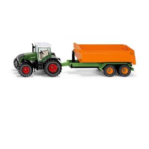 SIKU Farmer - traktor Fendt s vyklápacím prívesom, 1:50