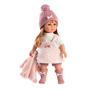 Llorens 53539 NICOLE - realistická panenka s měkkým látkovým tělem - 35 cm
