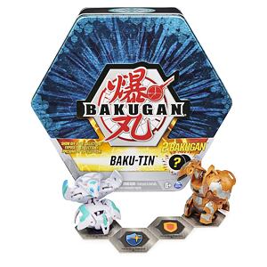 106060138 BAKUGAN PLECHOVÝ BOX S EXKLUZÍVNYM BAKUGANOM S3 - poškodený obal