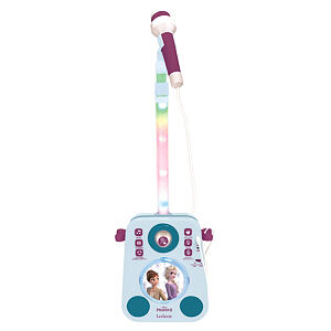Lexibook Karaoke Disney Frozen s dvoma mikrofónmi a svetelnými a zvukovými efektmi