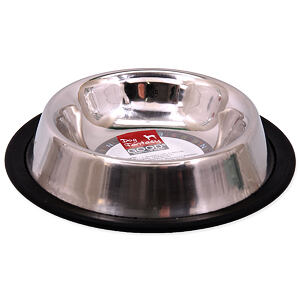 Miska DOG FANTASY nerezová s gumou 15,5 cm 190 ml