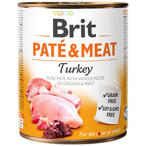 Konzerva BRIT Paté & Meat Turkey 800 g