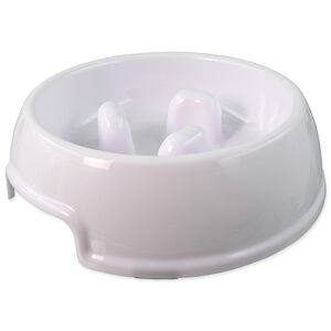 Miska DOG FANTASY proti hltaniu biela 22 cm