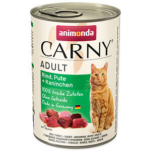 Konzerva ANIMONDA Carny Adult hovězí + králík 400 g