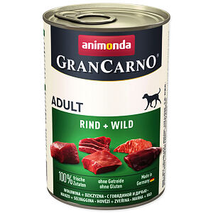 Konzerva ANIMONDA Gran Carno hovädzie + zverina 400 g