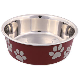 Miska TRIXIE nerezová - plastový povrch 12 cm 0,3 l