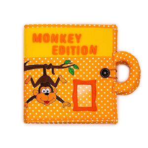 Interaktívna detská knižka Quiet Book Monkey