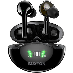 BUXTON Slúchadlá BLACK TWS BTW 5800