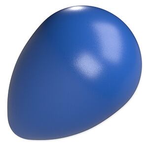 Hračka DOG FANTASY Eggy ball tvar vejce modrá 13 x 18,5 cm