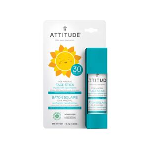 ATTITUDE Dětská 100 % minerální ochranná tyčinka na obličej a rty (SPF 30) bez vůně 18 g