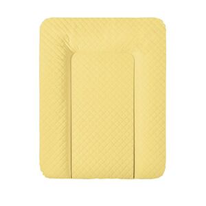 CEBA Podložka přebalovací na komodu měkká 70 x 50 cm CARO Mustard Ceba