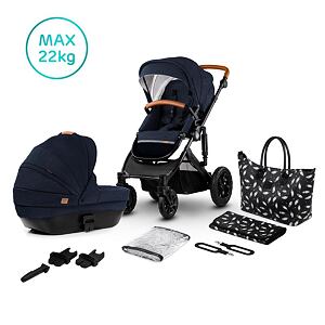 KINDERKRAFT Kočík kombinovaný Prime 2v1 Deep Navy