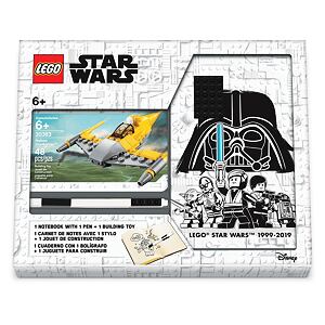 LEGO Stationery Star Wars Naboo Starfighter - zápisník s perom a stavebnicou
