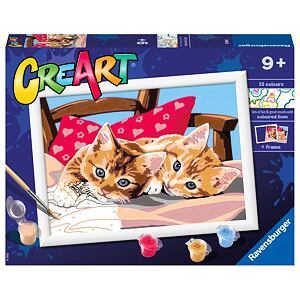 RAVENSBURGER CreArt Dve maznavé mačiatka
