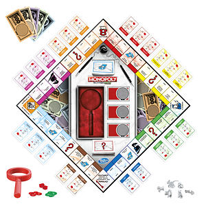 HASBRO 14F2674634 MONOPOLY FALOŠNÉ BANKOVKY - poškozený obal