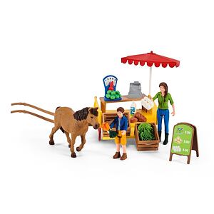 Schleich Mobilní farmářský stánek