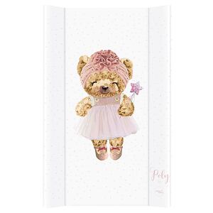 CEBA Podložka prebaľovacia 2-hranná s pevnou doskou (50x80) Comfort Fluffy Puffy Poly