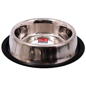 Miska DOG FANTASY nerezová s gumou 21 cm 490 ml