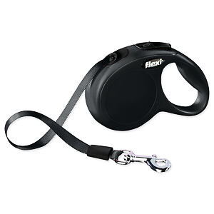 Vodítko FLEXI Classic New páska čierne XS - 3 m 1 ks