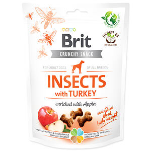 Brit Care Dog Crunchy Cracker. Insects with Turkey and Apples 200 g