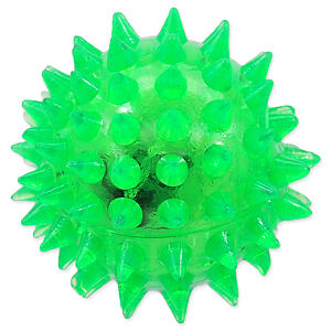Hračka DOG FANTASY loptička LED zelená 5 cm 1 ks