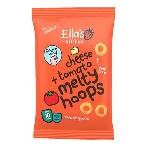 Ella's Kitchen BIO Křupavé kroužky se sýrem a rajčaty (20 g)