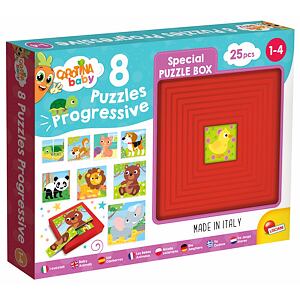 Lisciani CAROTINA BABY 9 PUZZLE - Zvieratká