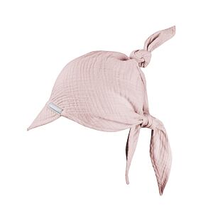 Beztroska mušelínový šátek s kšiltem PINK