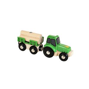 Brio Traktor s přívěsem a nákladem